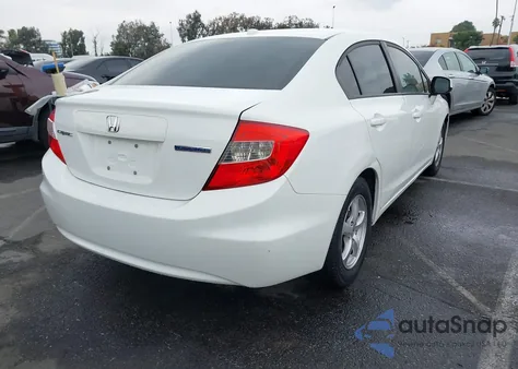 2012 Honda Civic Sdn Cng/Natural Gas from USA, damaged, VIN 19XFB5F55CE003847